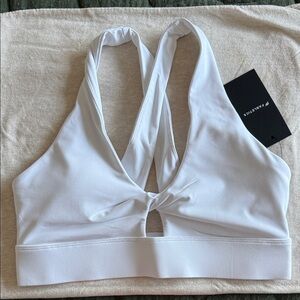 White Women's Halter Bralette